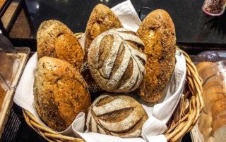 fresh, crusty Portland bread