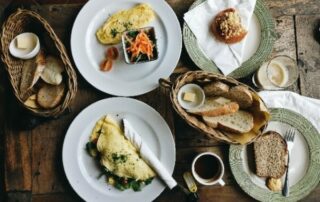 A delicious omelet from Bath, Maine