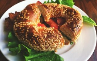 A mouthwatering bagel from Biddeford, Maine