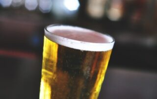A beer from an Old Orchard Beach bar.