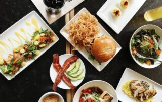 A mouthwatering spread of food in C