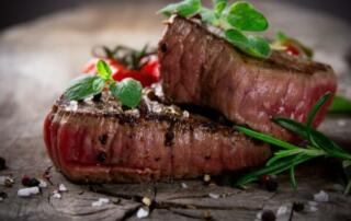 A juicy steak at an Ellsworth restaurant