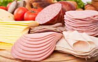 Meat at an Augusta, ME deli