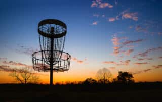 An Augusta, ME disc golf course