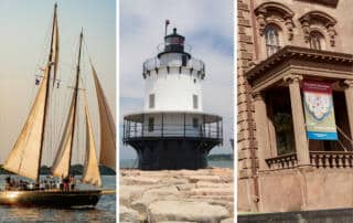 a collection of tour destinations in Portland Maine