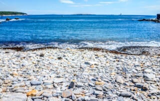 A beach in southern Maine