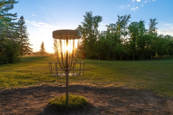 A Freeport disc golf course