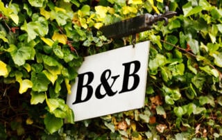 A Kennebunkport b&B sign