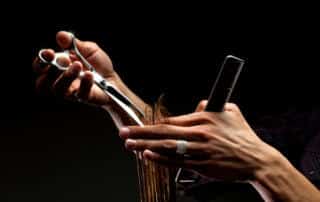 A hairstylist in Kennebunkport, ME