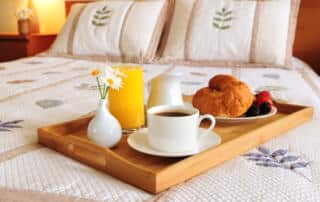 Breakfast at a Portland bed & breakfast