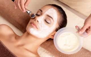 A client at a Kittery, ME spa.